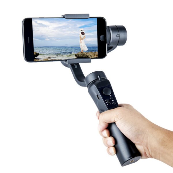 F8 mobile phone camera stabilizer handheld three-axis anti shake platform Tiktok live broadcast tripod short video camera stabilizer - Image 5