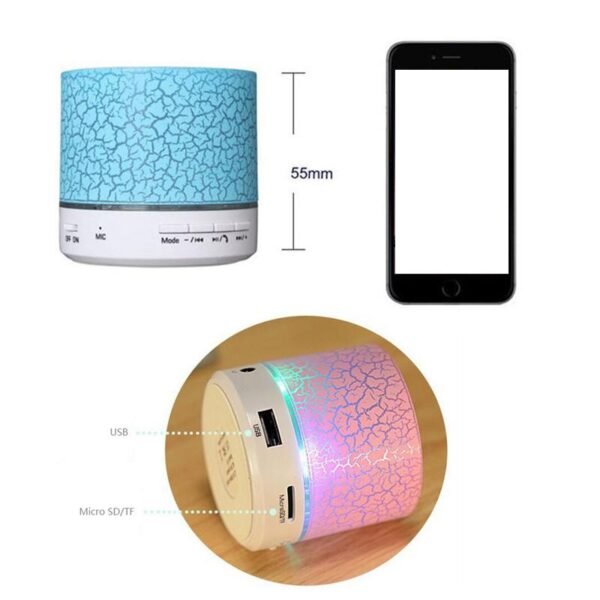 A9 LED Bluetooth Speaker Mini Speakers Hands Free Portable Wireless Speaker With TF Card Mic USB Audio Music Player - Image 2