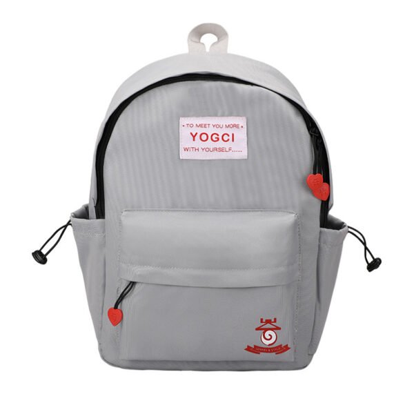 New junior high school students all match color matching schoolbag youth literary leisure backpack - Image 9