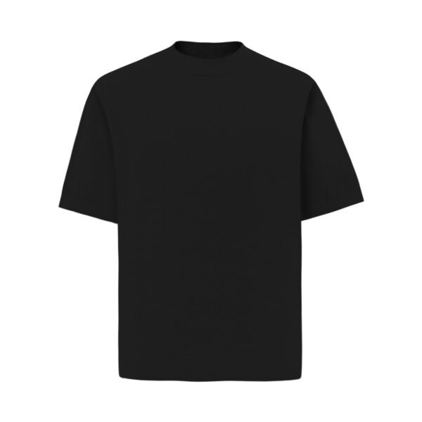 Solid color short sleeved T-shirt men's top - Image 3