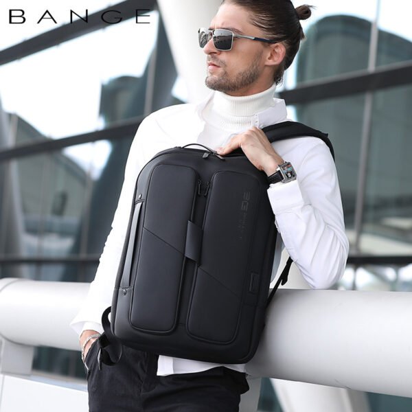 New Men's Backpack Waterproof Korean Version Backpack Anti-Theft Computer Bag Men's Backpack - Image 4