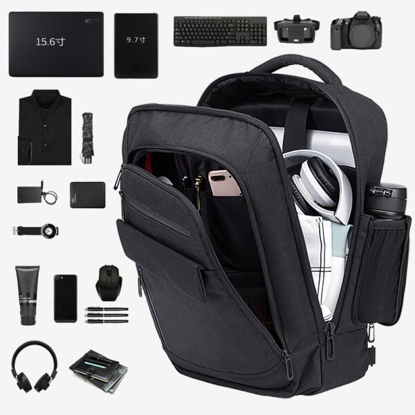 New Backpack Men's Waterproof Travel Casual Backpack Multi-compartment Large Capacity Men's Bag - Image 2