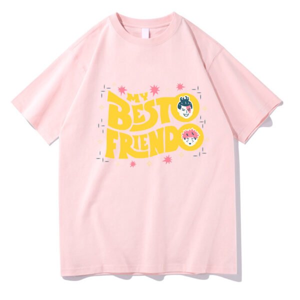Jujutsu Kaisen My Best Friend Aoi Short Sleeve Simple Casual T-Shirt - Image 6