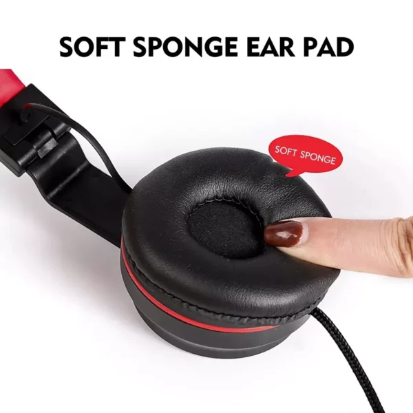 Head mounted wired earphones for e-sports, chicken eating, with microphone for phone and computer calls, universal earphones for gaming - Image 4