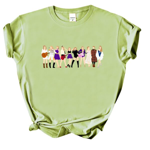 Casual Short sleeved Women's T-shirt Swift Midnights New Album - Image 5