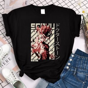 Anime Dr. Stone Loose Short Sleeve T-Shirt