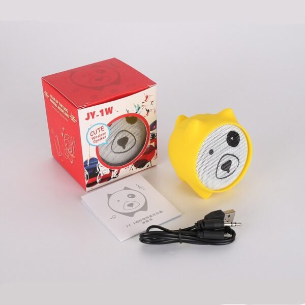 Creative new cartoon bluetooth speaker TWS couplet wireless hands-free call mini speaker - Image 6