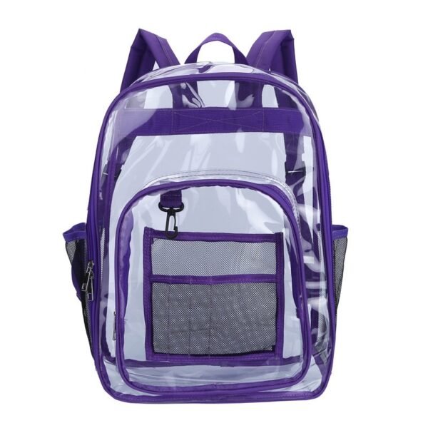 Transparent Backpack PVC Backpack PVC Schoolbag Large Capacity Student Schoolbag - Image 7