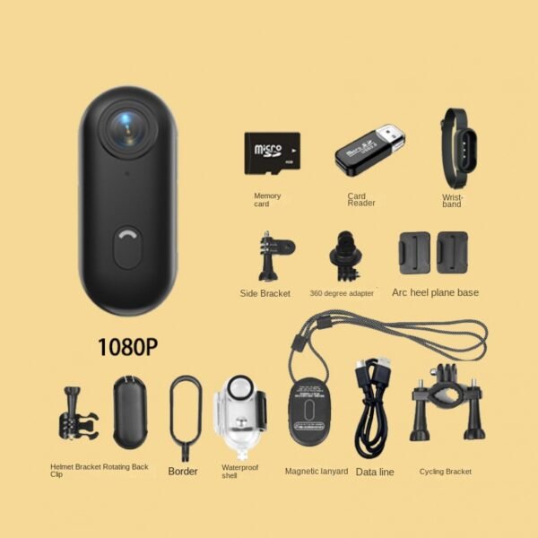 Thumb Bike Camera Magnetic Back Clip Sports Camera Thumb Recorder Pet - Image 7