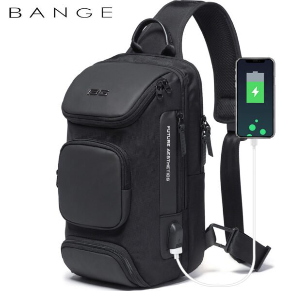Chest Bag Messenger Bag Men's Fashion Casual Shoulder Bag Slanted Shoulder Bag Single Shoulder Bag Men's Bag Trend Brand - Image 7