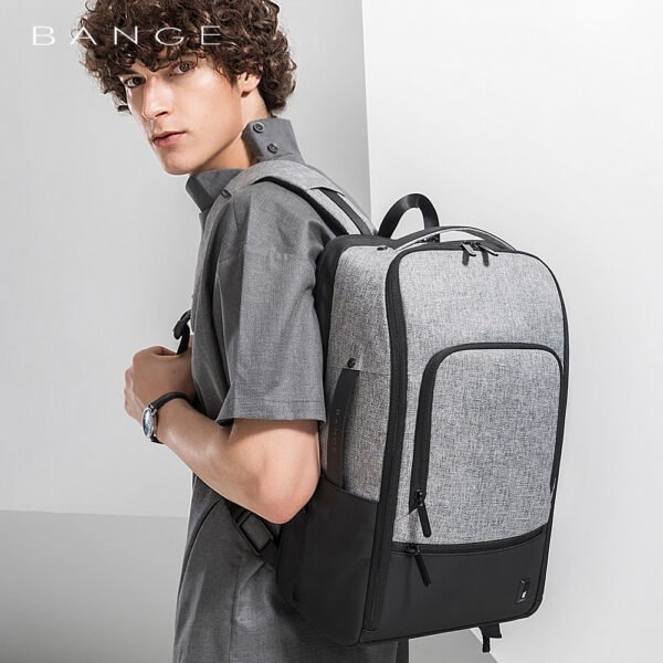 New Fashion Business Travel Backpack Men's Travel Outdoor Computer Backpack Waterproof Student School Bag - Image 2