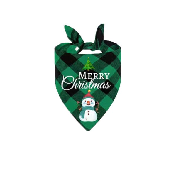 Christmas Day Border Protection Pet Small, Medium, and Large Dogs, Dogs, Cats, Teddy Triangular Towels, Water Jars - Image 9