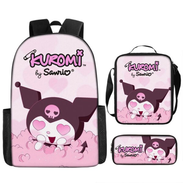 New Cartoon School Bag Printing Custom Bookbag High Quality Backpack Pencil Cases Kids Bags For Girls - Image 6