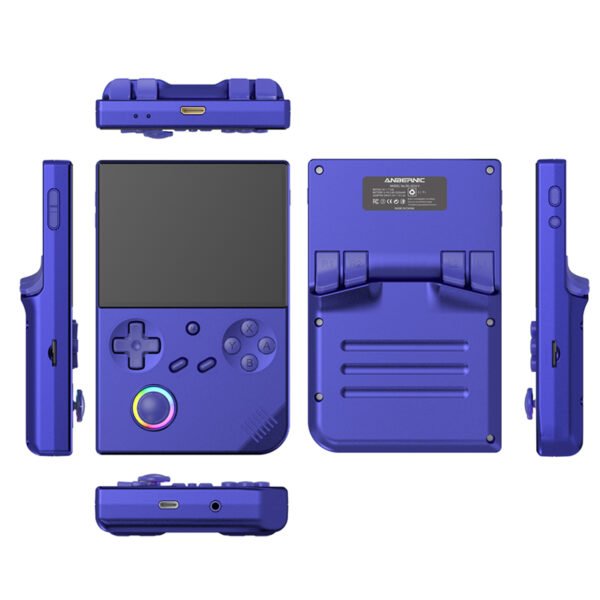 ANBERNIC's new RG40XXV vertical version retro portable handheld game console with lighting effect connected to power regard - Image 7