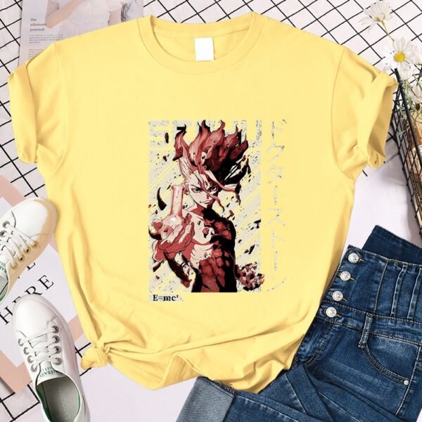 Anime Dr. Stone Loose Short Sleeve T-Shirt - Image 5
