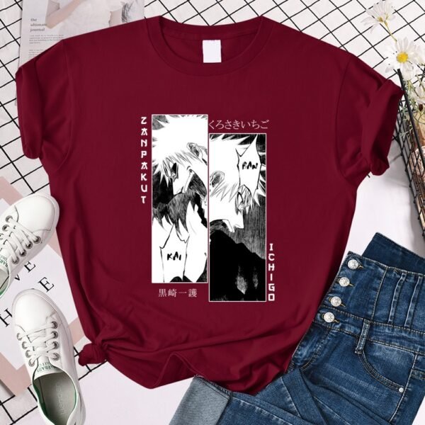 Kurosaki Ichigo T-shirt Death Short Sleeve - Image 2