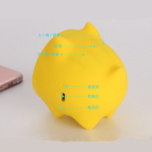 Creative new cartoon bluetooth speaker TWS couplet wireless hands-free call mini speaker - Image 5
