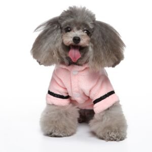Pet Bathrob Dog Pajamas Sleeping Clothes Soft Pet Bath Drying Towel Clothes winter Warm pajamas for Puppy Dogs Quick Drying