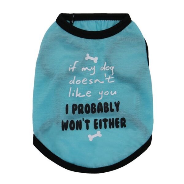 Dog Clothes Summer Clothes Teddy Pet Vest Bears Fadou Small Dogs Puppies Cats Thin Light and Breathable - Image 5
