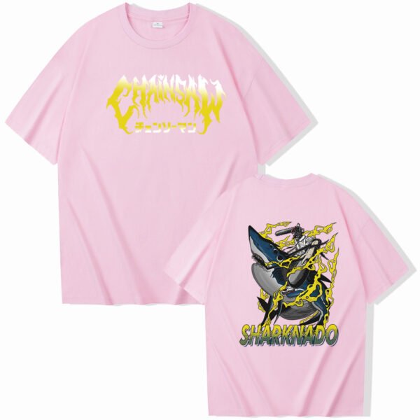 Chainsaw Man Denji Pochita Short Sleeve - Image 4