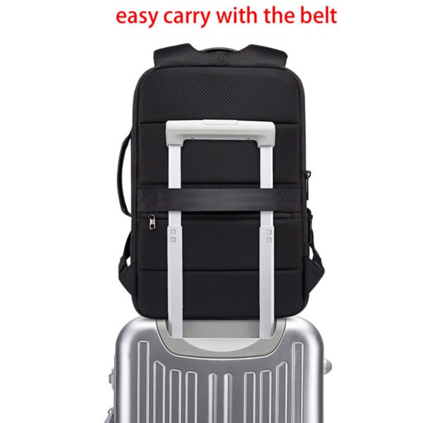 BANGE Business Casual Lightweight Backpack Men's Large Capacity Travel Backpack Student Computer School Bag Backpack - Image 2