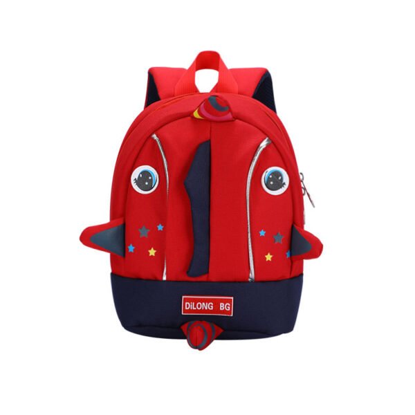 New type backpack kindergarten cartoon digital printing backpack lightweight children's burden relief ridge protection backpack - Image 5