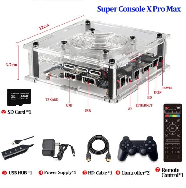 Retro mini video game console with dual systems of PSP/N64 for TV - Image 10