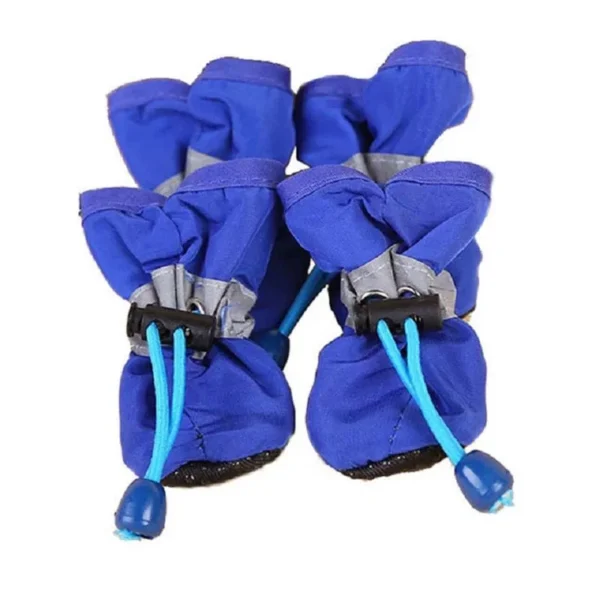 New 4pcs Pet Dog Shoes Anti-slip Rain Snow Boot Thick Warm For  Small Cats Dogs Puppy Dog Socks Booties - Image 9