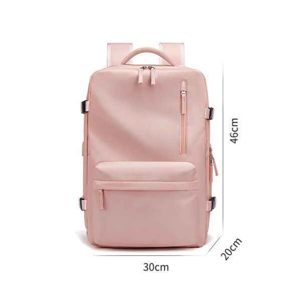 Waterproof 18 Inch Laptop Backpacks School Bags with usb Dily Life Vintage Unisex Leather Student Backpack for Men - Image 11