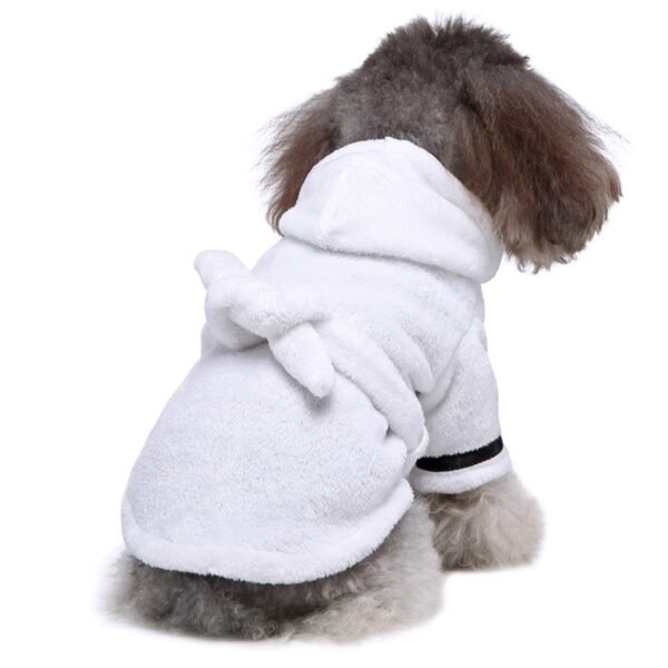 Pet Bathrob Dog Pajamas Sleeping Clothes Soft Pet Bath Drying Towel Clothes winter Warm pajamas for Puppy Dogs Quick Drying - Image 3