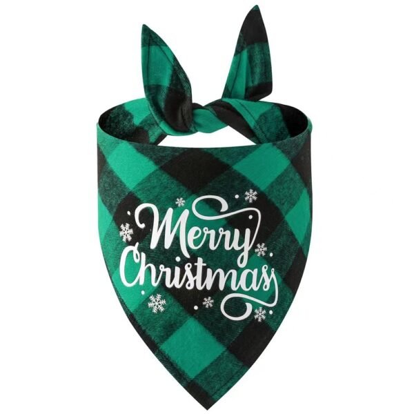 Christmas Day Border Protection Pet Small, Medium, and Large Dogs, Dogs, Cats, Teddy Triangular Towels, Water Jars - Image 12