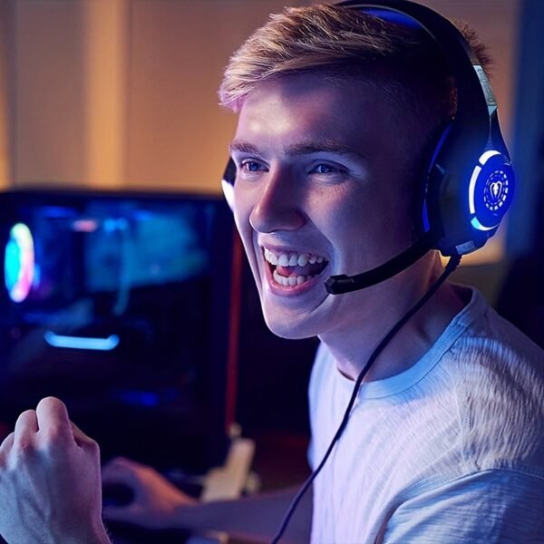 Gaming wired earphones with illuminated RGB earphones - Image 5