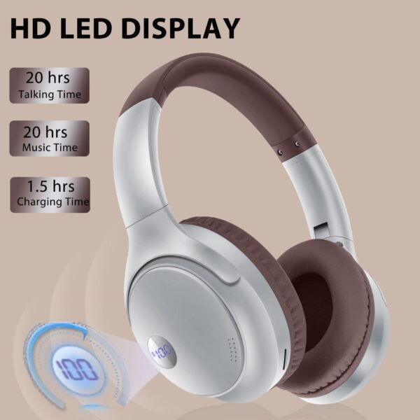 AKZ-16B wireless Bluetooth headset with battery display and long battery life foldable - Image 8