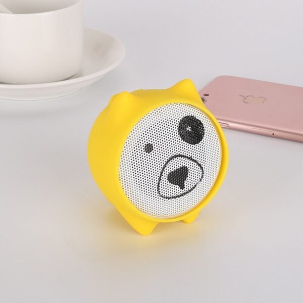 Creative new cartoon bluetooth speaker TWS couplet wireless hands-free call mini speaker - Image 4
