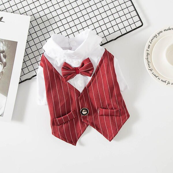Pet Dog Suit Summer Thin Teddy Suit Shirt Suit Wedding Dress Dog Cat Spring Summer Clothes - Image 8