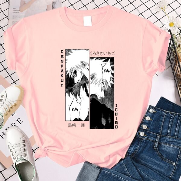 Kurosaki Ichigo T-shirt Death Short Sleeve - Image 3
