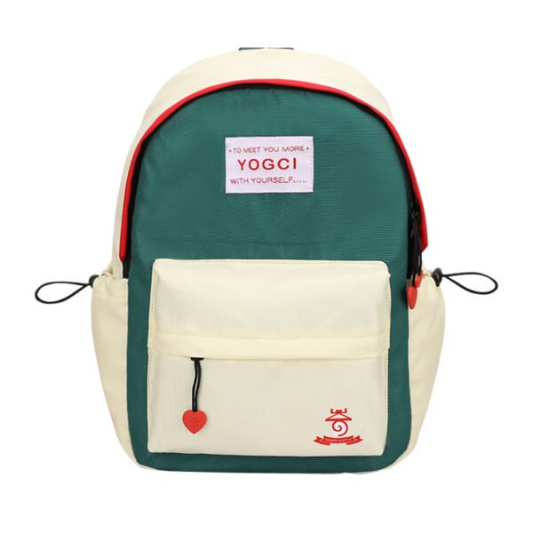 New junior high school students all match color matching schoolbag youth literary leisure backpack - Image 7