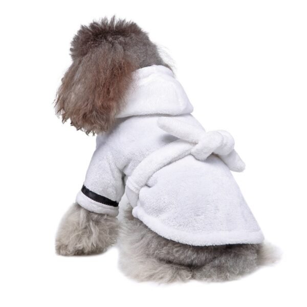 Pet Bathrob Dog Pajamas Sleeping Clothes Soft Pet Bath Drying Towel Clothes winter Warm pajamas for Puppy Dogs Quick Drying - Image 4
