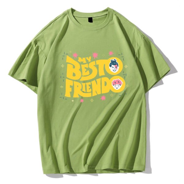 Jujutsu Kaisen My Best Friend Aoi Short Sleeve Simple Casual T-Shirt - Image 4