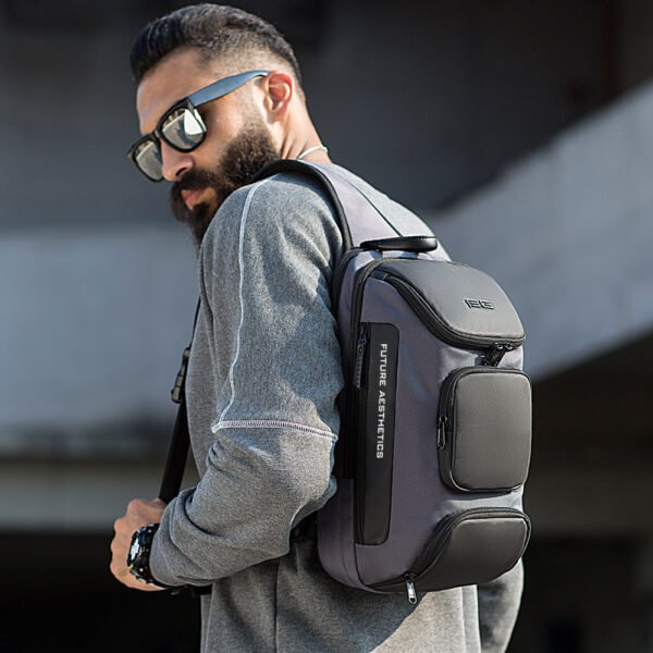 Chest Bag Messenger Bag Men's Fashion Casual Shoulder Bag Slanted Shoulder Bag Single Shoulder Bag Men's Bag Trend Brand - Image 4