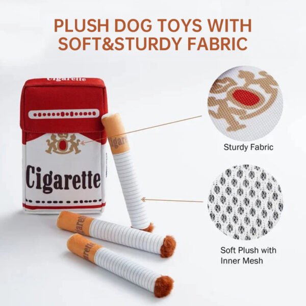 Ciga-rette-like Dog Toy, a Pet Self-entertainment Plush Toy that is Chew-resistant and Helps with Teething - Image 2