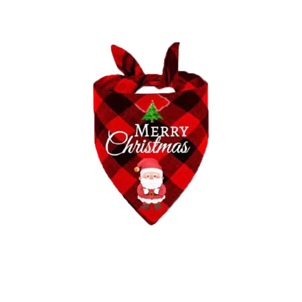 Christmas Day Border Protection Pet Small, Medium, and Large Dogs, Dogs, Cats, Teddy Triangular Towels, Water Jars - Image 8