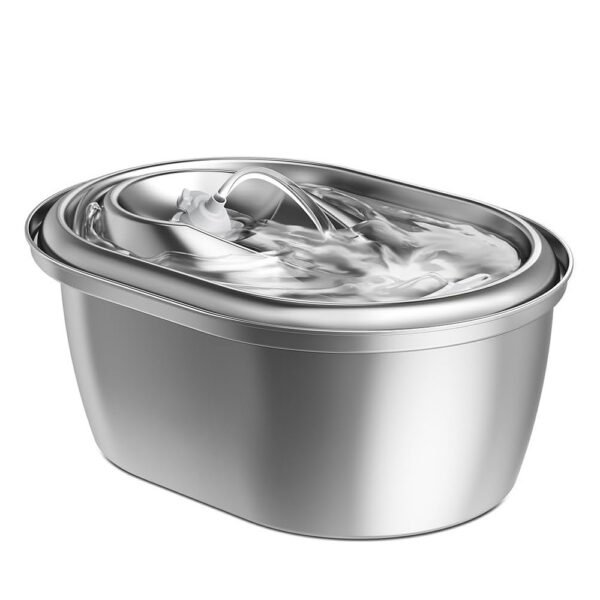Stainless Steel Smart Pet Water Dispenser with Automatic Circulation and Filtration, Large Capacity Feeder for Cats and Dogs - Image 23