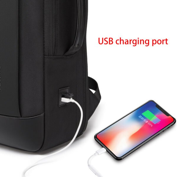 BANGE Business Casual Lightweight Backpack Men's Large Capacity Travel Backpack Student Computer School Bag Backpack - Image 5