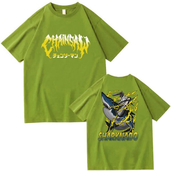 Chainsaw Man Denji Pochita Short Sleeve - Image 3