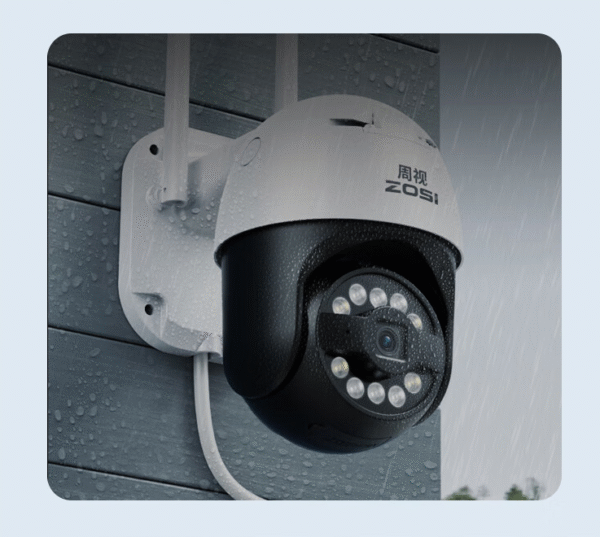 Outdoor panoramic 4K high-definition camera monitoring home network security outdoor waterproof monitor 360 night vision - Image 2