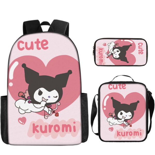 New Cartoon School Bag Printing Custom Bookbag High Quality Backpack Pencil Cases Kids Bags For Girls - Image 5