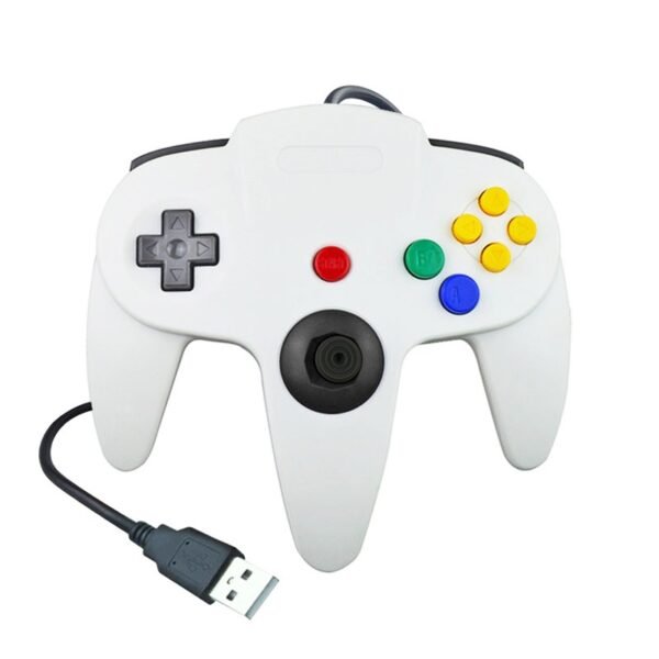 N64 USB wired game controller N64 appearance PC controller retro classic game console appearance controller - Image 3