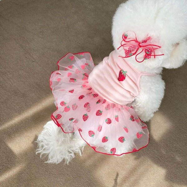 Cat Clothes Pet Yarn Skirt Teddy Pomeranian Bears VIP Yorkshire Schnauzer Small Dog Sheer - Image 2