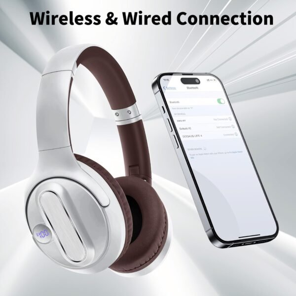 AKZ-13b American retro wireless Bluetooth headset with battery display and long battery life - Image 5